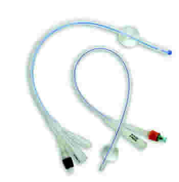 CATETERE FOLEY 2 VIE 100% SILICONE SECURDRAIN CON LINEA RADIO OPACA STANDARD 2 VIE CH16 PALLONCINO 5/10ML PUNTA NELATON ASTUCCIO 1 PEZZO