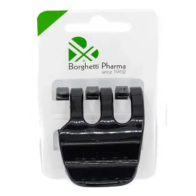 PINZETTA CAPELLI NERA 4,5 CM PINZETTA CAPELLI NERA 4,5 CM