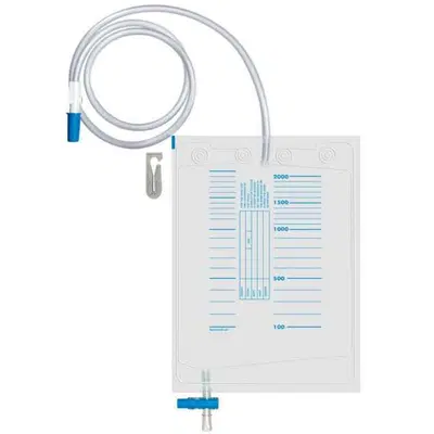 SACCA DI DRENAGGIO DA LETTO PER INCONTINENZA CIRCUITO CHIUSO CAPACITA' 2000CC TUBO 120 CM RIUTILIZZABILE 1 PEZZO SACCA DI DRENAGGIO DA LETTO PER INCONTINENZA CIRCUITO CHIUSO CAPACITA' 2000CC TUBO 120 CM RIUTILIZZABILE 1 PEZZO