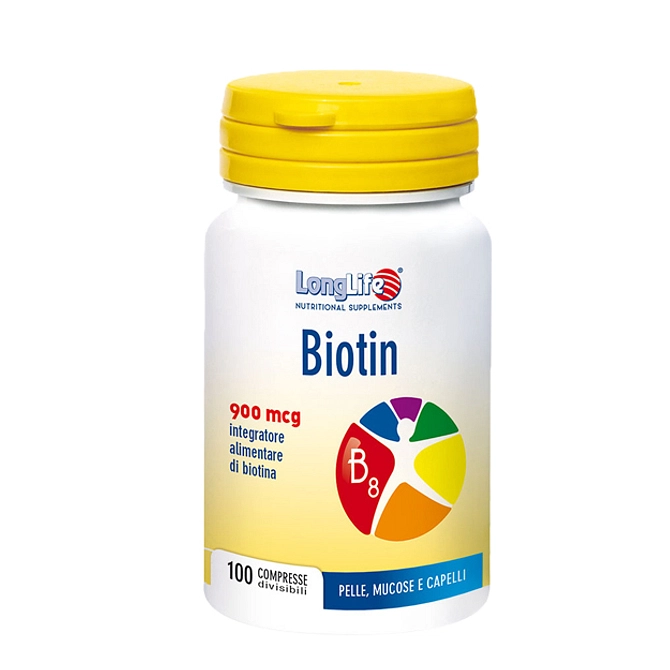 Longlife Biotin 900 Mcg 100 Compresse