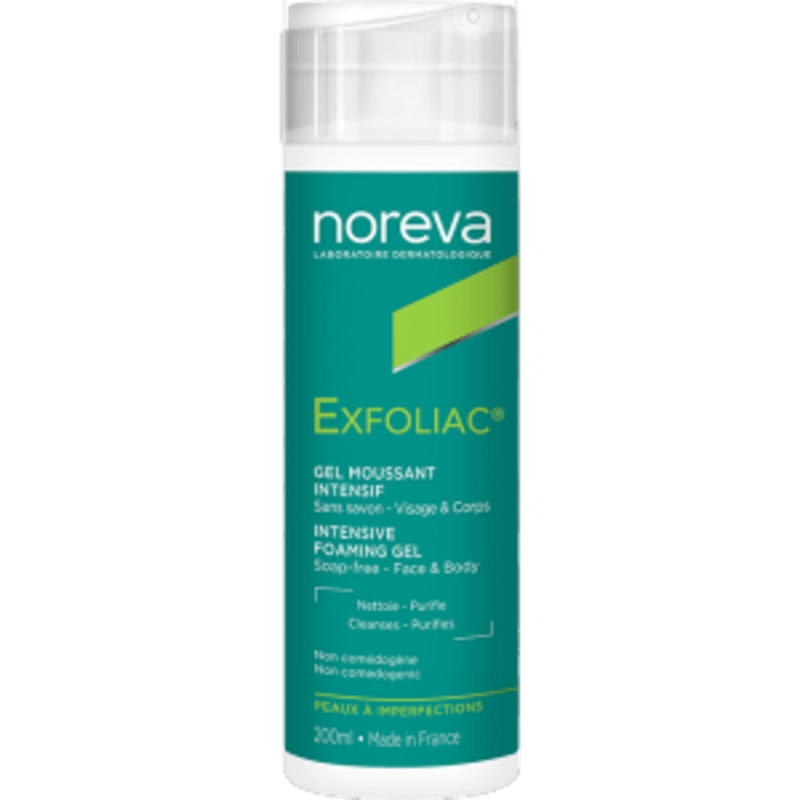 Gel detergente Noreva Exfoliac per pelle grassa 200ml