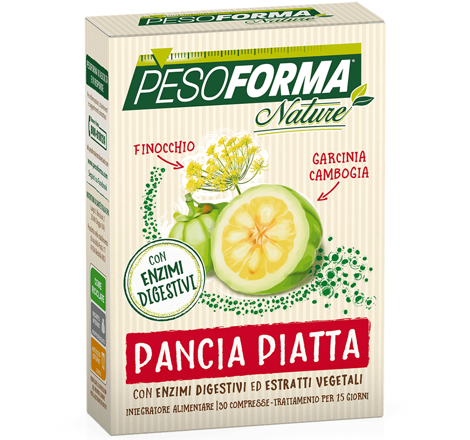 PESOFORMA NATURE PANCIA PIATTA 30 COMPRESSE