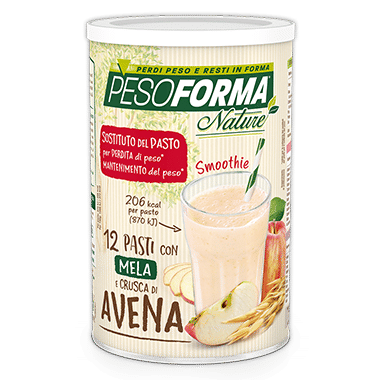 PESOFORMA NATURE SMOOTHIE MELA E CRUSCA AVENA 12 PASTI 420 G