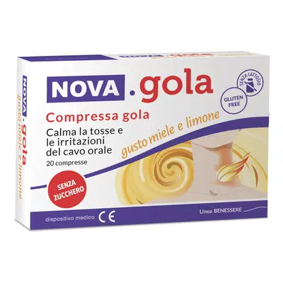 NOVA GOLA LIMONE/MIELE 20 COMPRESSE NOVA GOLA LIMONE/MIELE 20 COMPRESSE