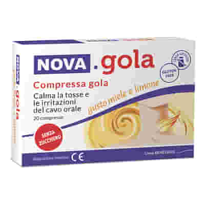 NOVA GOLA LIMONE/MIELE 20 COMPRESSE