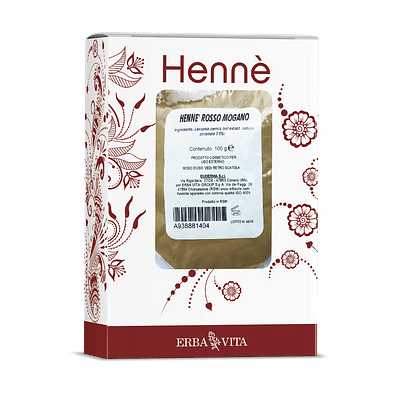 HENNE COLORANTE CAPELLI ROSSO MOGANO 100 G