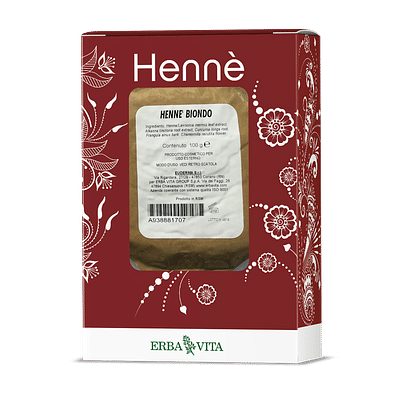 HENNE COLORANTE CAPELLI BIONDO 100 G