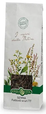 SENNA FOLLICOLI SCURI TAGLIO TISANA 100 G SENNA FOLLICOLI SCURI TAGLIO TISANA 100 G