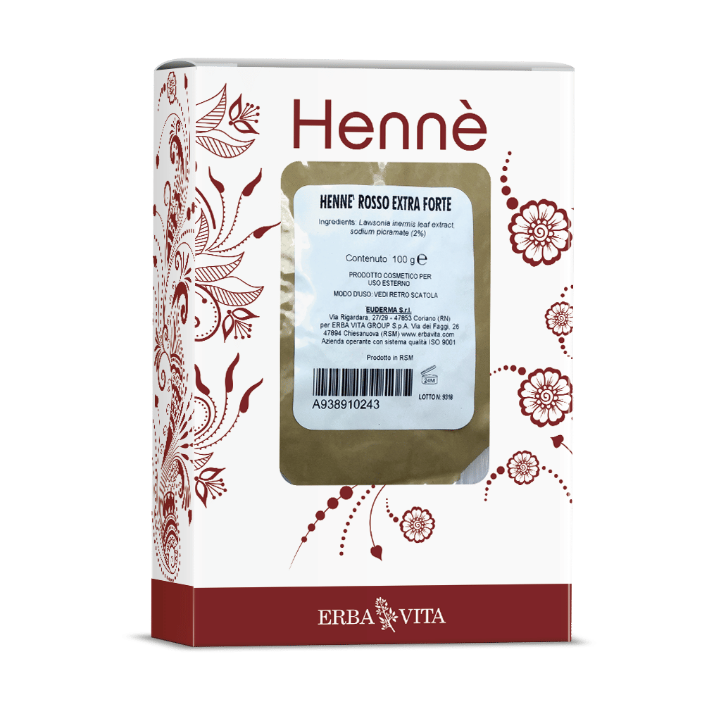 Henne Colorante Capelli Rosso Naturale Extra Forte