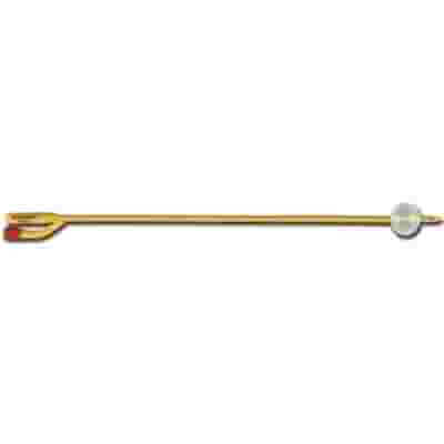 CATETERE FOLEY PEDIATRICO IN LATTICE SILICONATO SECURDRAIN 2 VIE PUNTA NELATON CHIUSA PALLONCINO 3 ML DIAMETRO CH6 LUNGHEZZA 28 CM 1 PEZZO