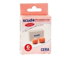 Tappi Antirumore Earplug Scudo in Cera, 6 Coppie 12 Pezzi