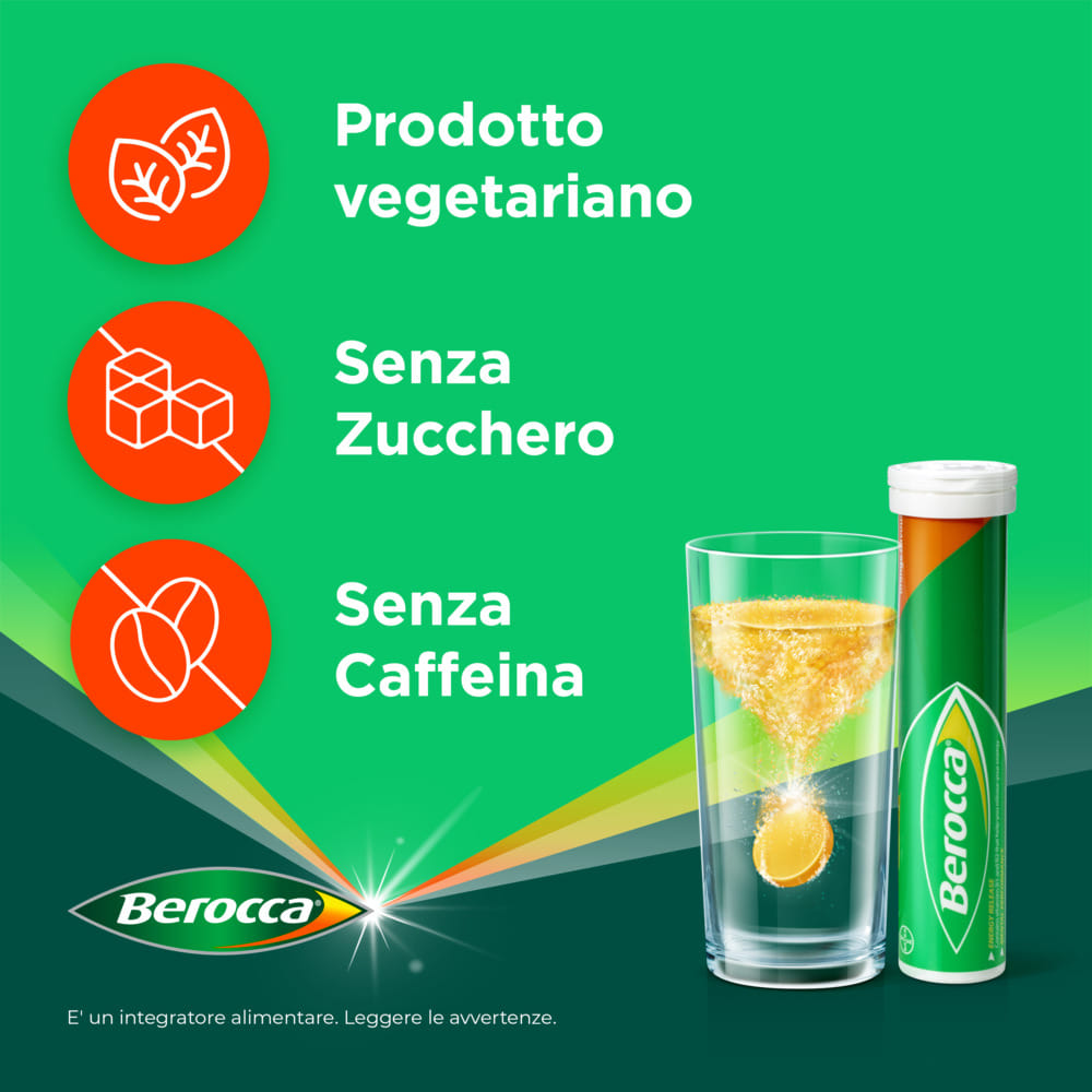 BEROCCA PLUS 15 COMPRESSE EFFERVESCENTE