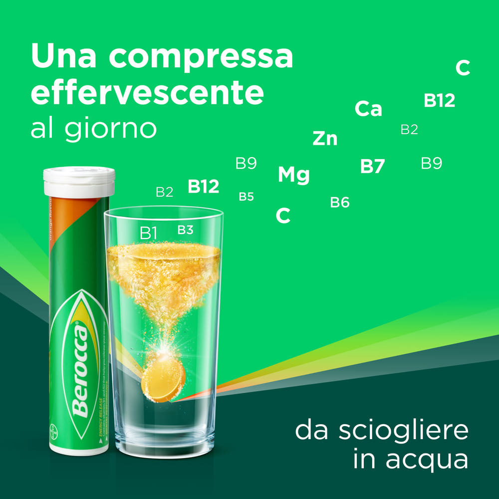BEROCCA PLUS 15 COMPRESSE EFFERVESCENTE