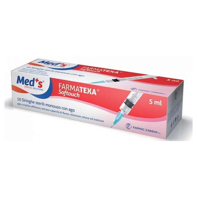 Siringa Meds Farmatexa 10 Ml Ago 1 Cono Eccentrico Confezione Singola