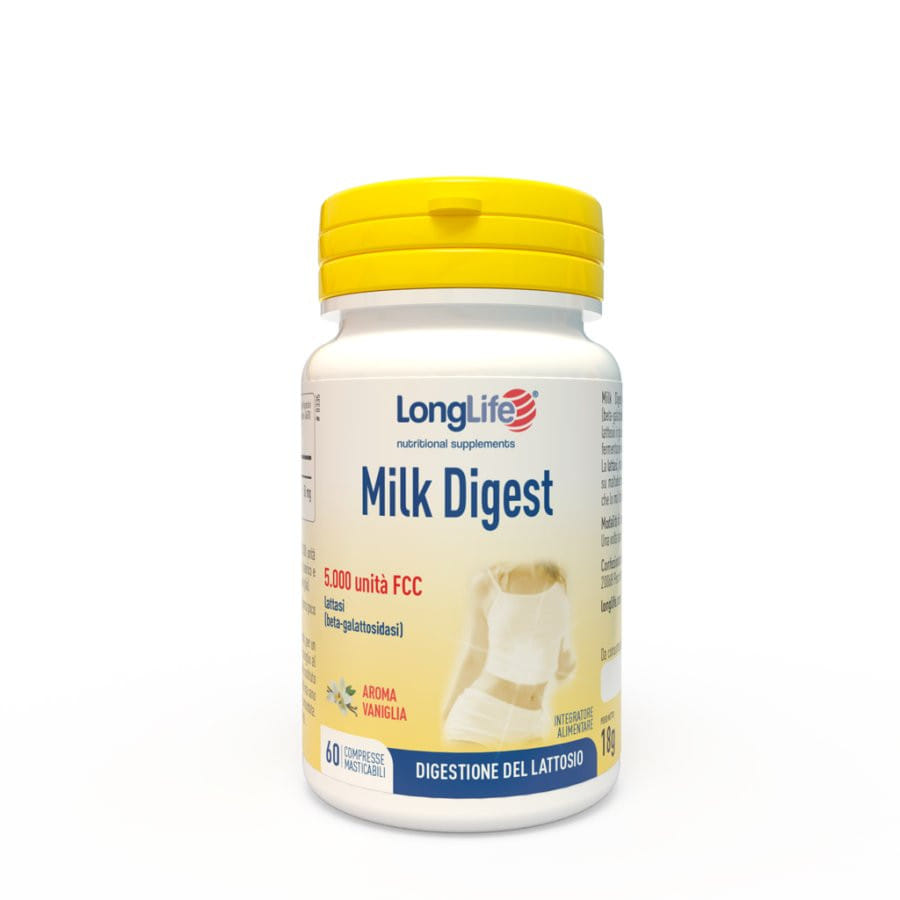 LONGLIFE MILK DIGEST 60 COMPRESSE MASTICABILI