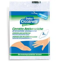 CEROTTO ANTIVESCICA IDROCOLLOIDALE IDROREPELLENTE 15X8 CM IN BUSTINA 3 PEZZI CEROTTO ANTIVESCICA IDROCOLLOIDALE IDROREPELLENTE 15X8 CM IN BUSTINA 3 PEZZI