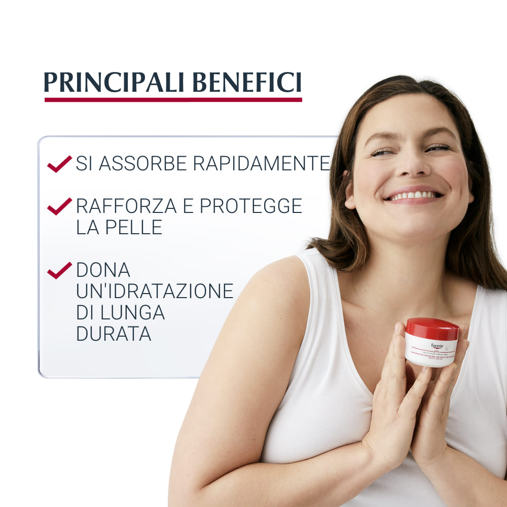 Crema Eucerin pH5 Skin Protection idratante viso, 75ml