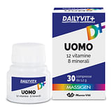 DAILYVIT+ UOMO MULTIVITAMINICO E MULTIMINERALE 30 COMPRESSE RIVESTITE