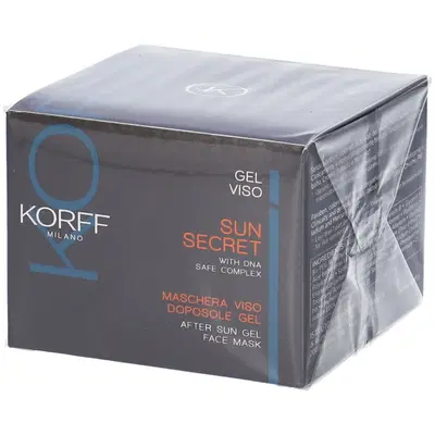 KORFF SUN SECRET MASCHERA VISO DOPOSOLE GEL 70 ML KORFF SUN SECRET MASCHERA VISO DOPOSOLE GEL 70 ML