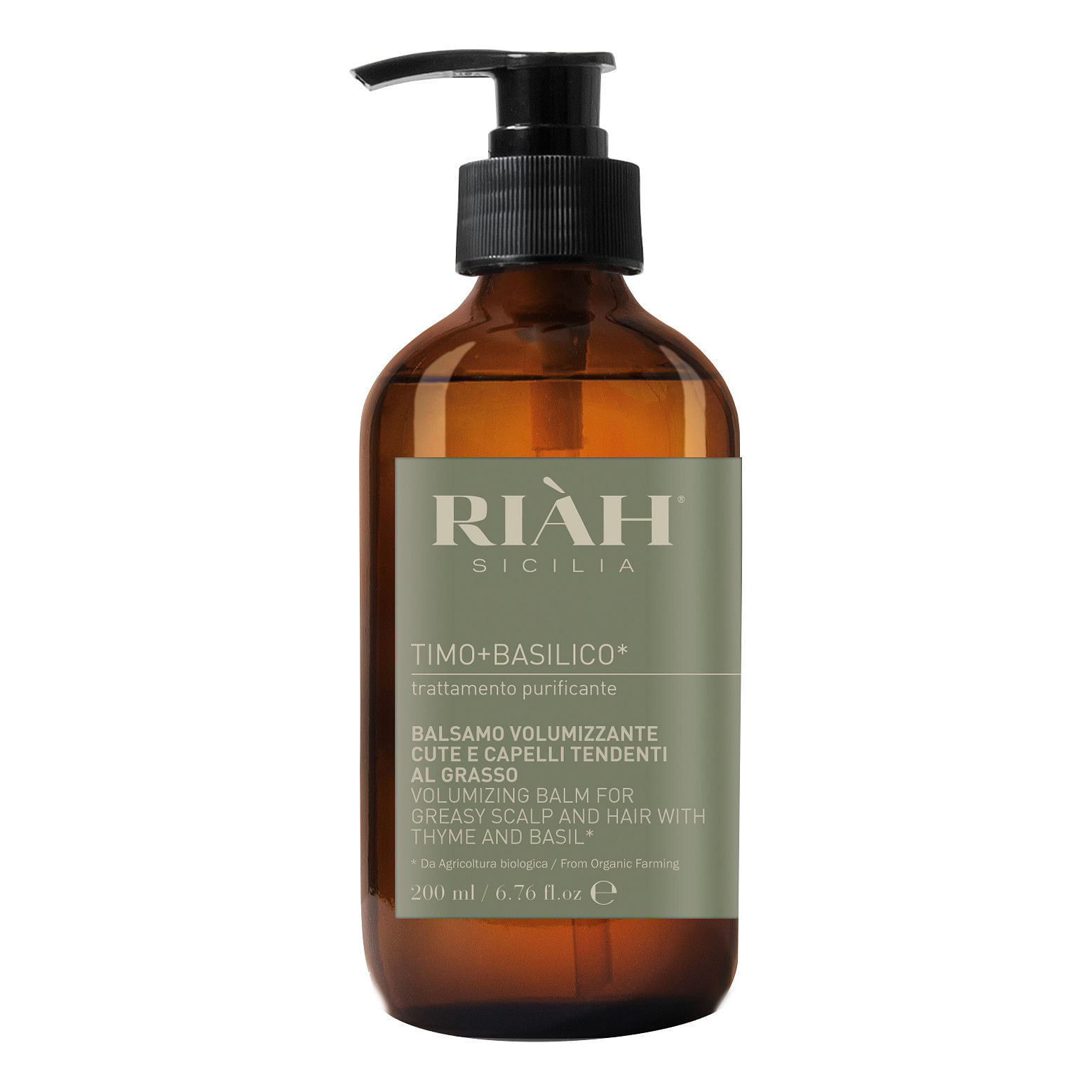 Riah Timo Basilico Balsamo Volumizzante 200 Ml