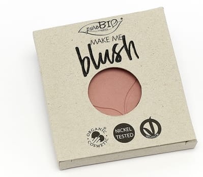 PUROBIO BLUSH COMPATTO ROSA SATINATO REFILL 01