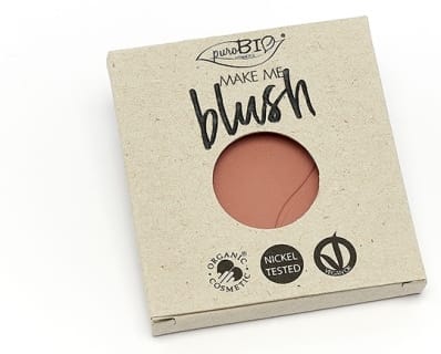 PUROBIO BLUSH COMPATTO ROSA CORALLO MATTE REFILL 02