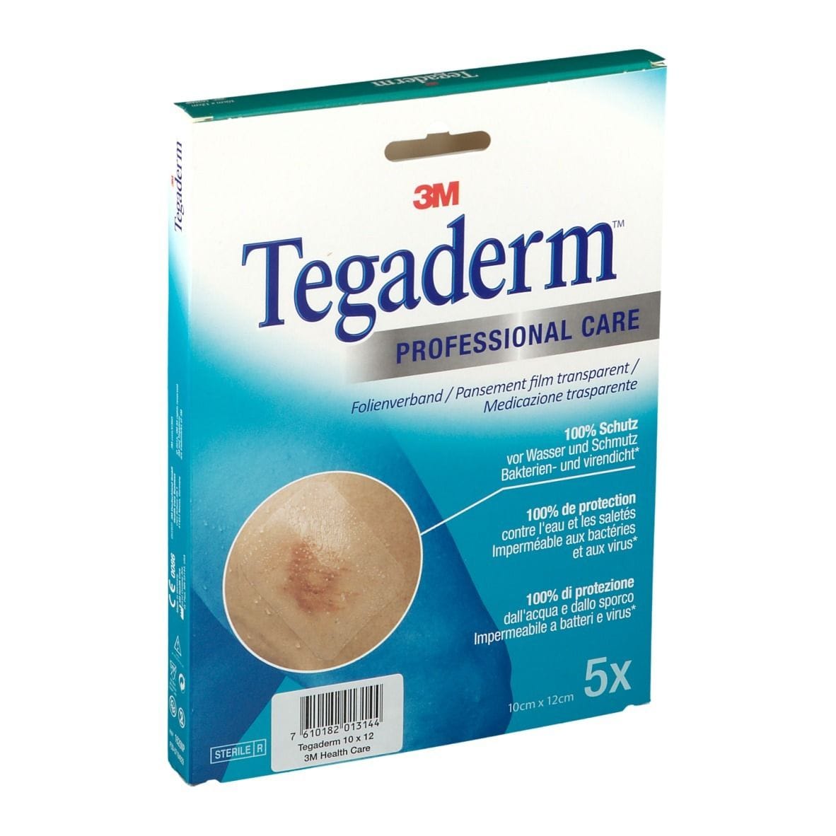 Medicazione Tegaderm Film trasparente in poliuretano 10x12cm
