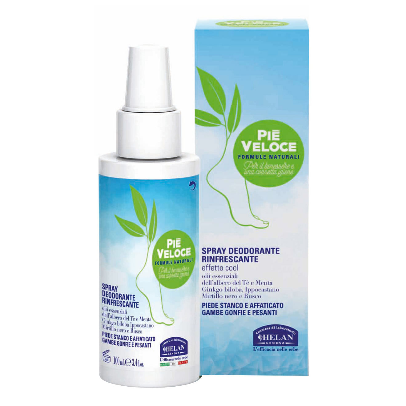 Pie Veloce Spray Deodorante Rinfrescante