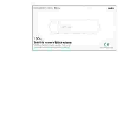 GUANTI IN LATTICE MONOUSO TAGLIA SMALL 6/6,5 100 PEZZI ALVITA