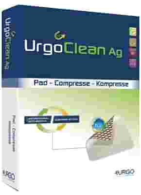 MEDICAZIONE TNT ASSORBENTE GELIFICANTE URGOCLEAN AG/SILVER 6X6CM 5 PEZZI