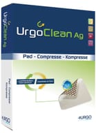 MEDICAZIONE ASSORBENTE FIBRE POLIASSORBENTI E MATRICE TLC-AG URGOCLEAN 6X6 CM 5 PEZZI