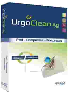MEDICAZIONE ASSORBENTE FIBRE POLIASSORBENTI E MATRICE TLC-AG URGOCLEAN 6X6 CM 5 PEZZI