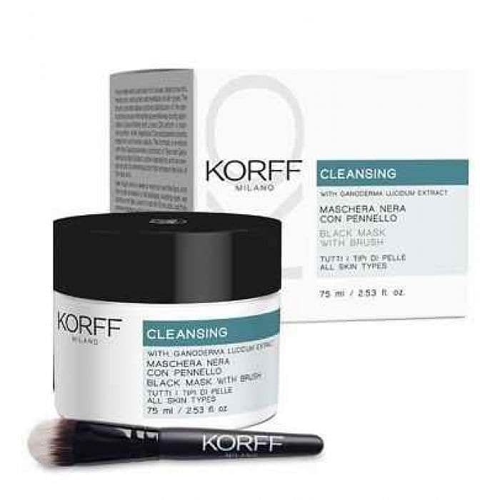 Korff Cleansing Maschera Nera Con Pennello