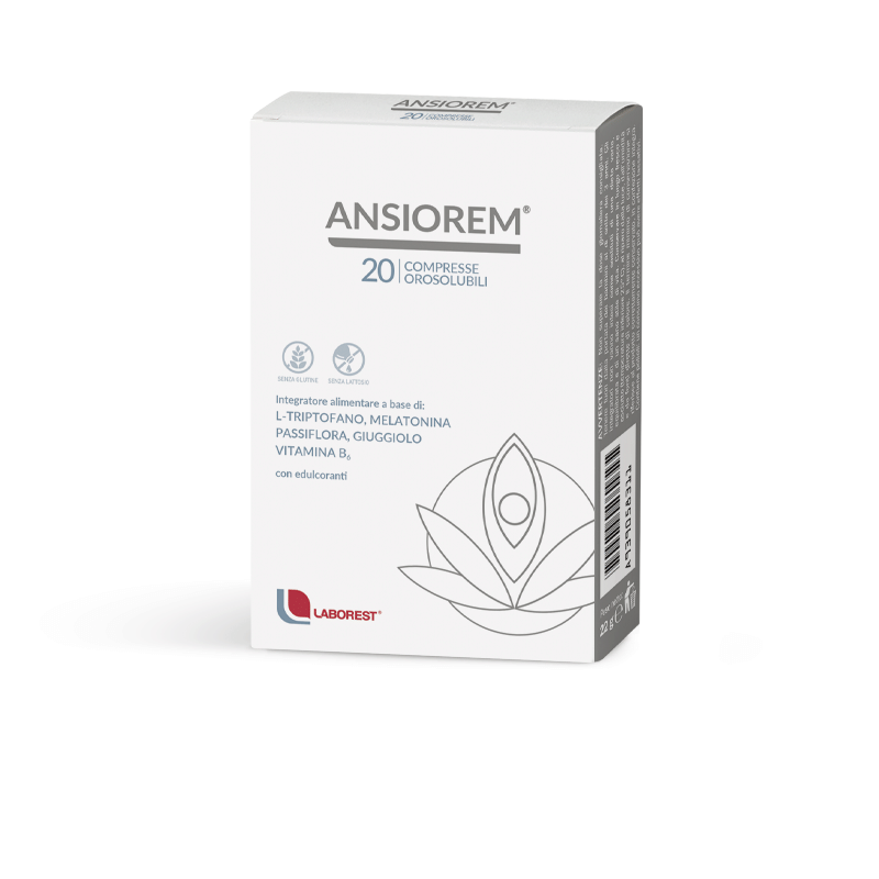 Integratore Ansiorem relax e sonno, 20 compresse orosolubili