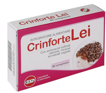 Integratore Crinforte Lei per capelli e unghie, 60 compresse