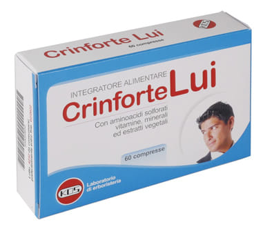 Integratore Crinforte Lui per capelli uomo, 60 compresse
