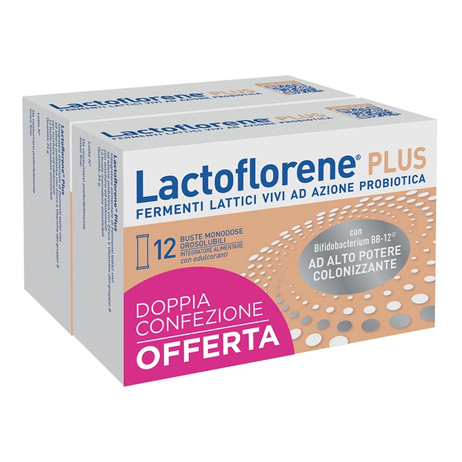 Lactoflorene Plus Bipack 12 Bustine 48 G