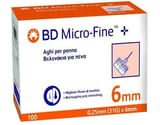 AGO PER PENNA DA INSULINA BD MICROFINE GAUGE 31 6MM 100 PEZZI
