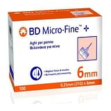 AGO PER PENNA DA INSULINA BD MICROFINE GAUGE 31 6MM 100 PEZZI