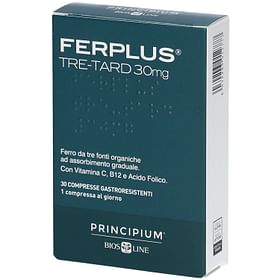 Principium Ferplus Tre Retard 30 Mg 30 Compresse Gastroresistenti