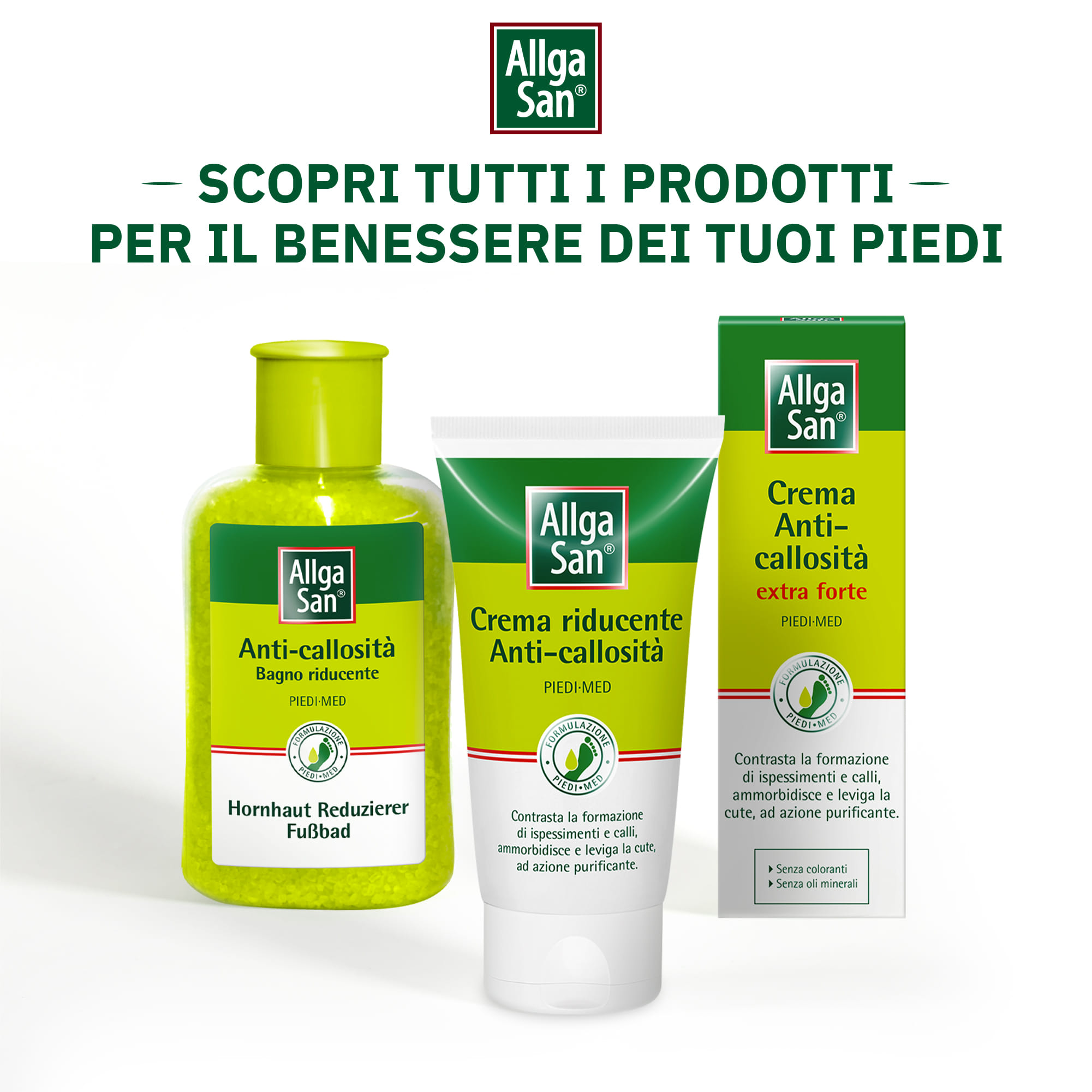 Crema Allgasan Anticallosità Extra per talloni e mani, 30ml