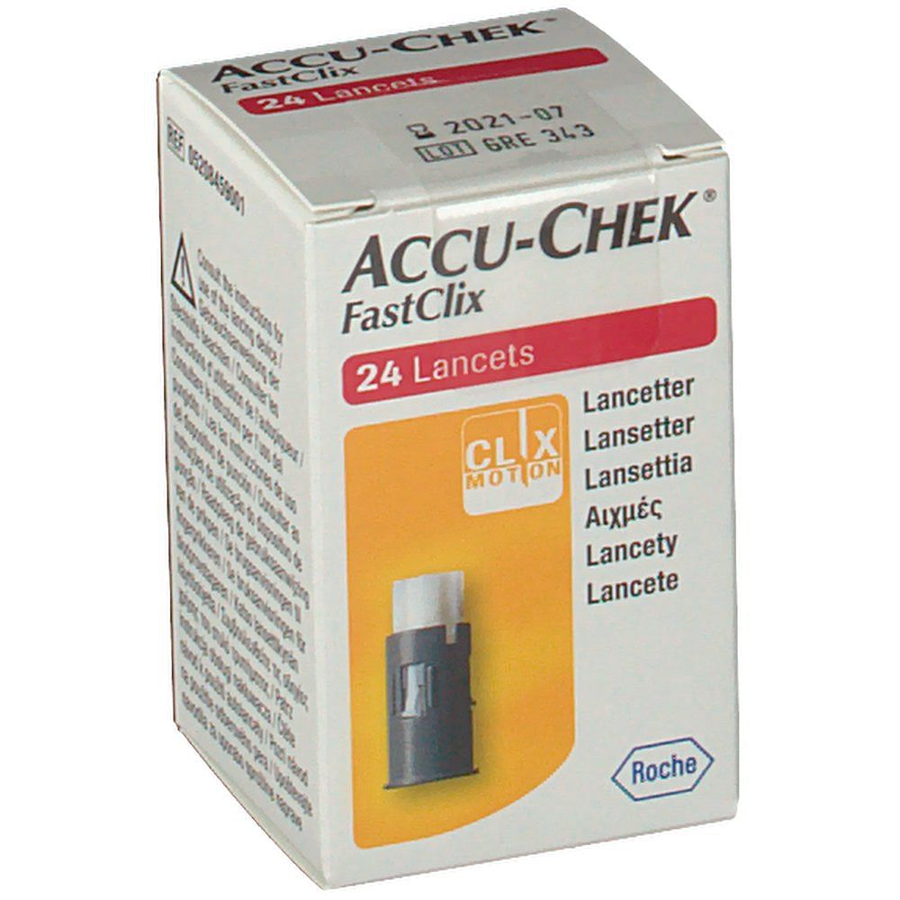 Lancette Pungidito Accu Chek Fastclix 24 Pezzi