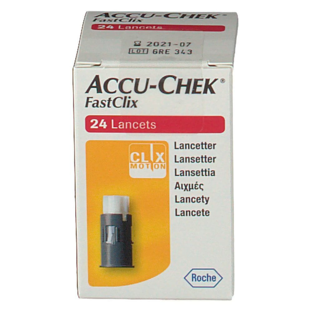 LANCETTE PUNGIDITO ACCU-CHEK FASTCLIX 24 PEZZI