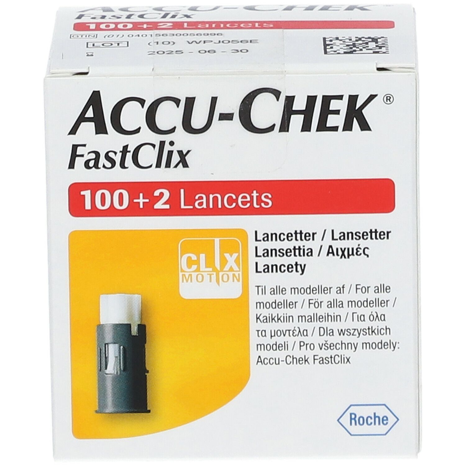LANCETTE PUNGIDITO ACCU-CHEK FASTCLIX 100 + 2 PEZZI