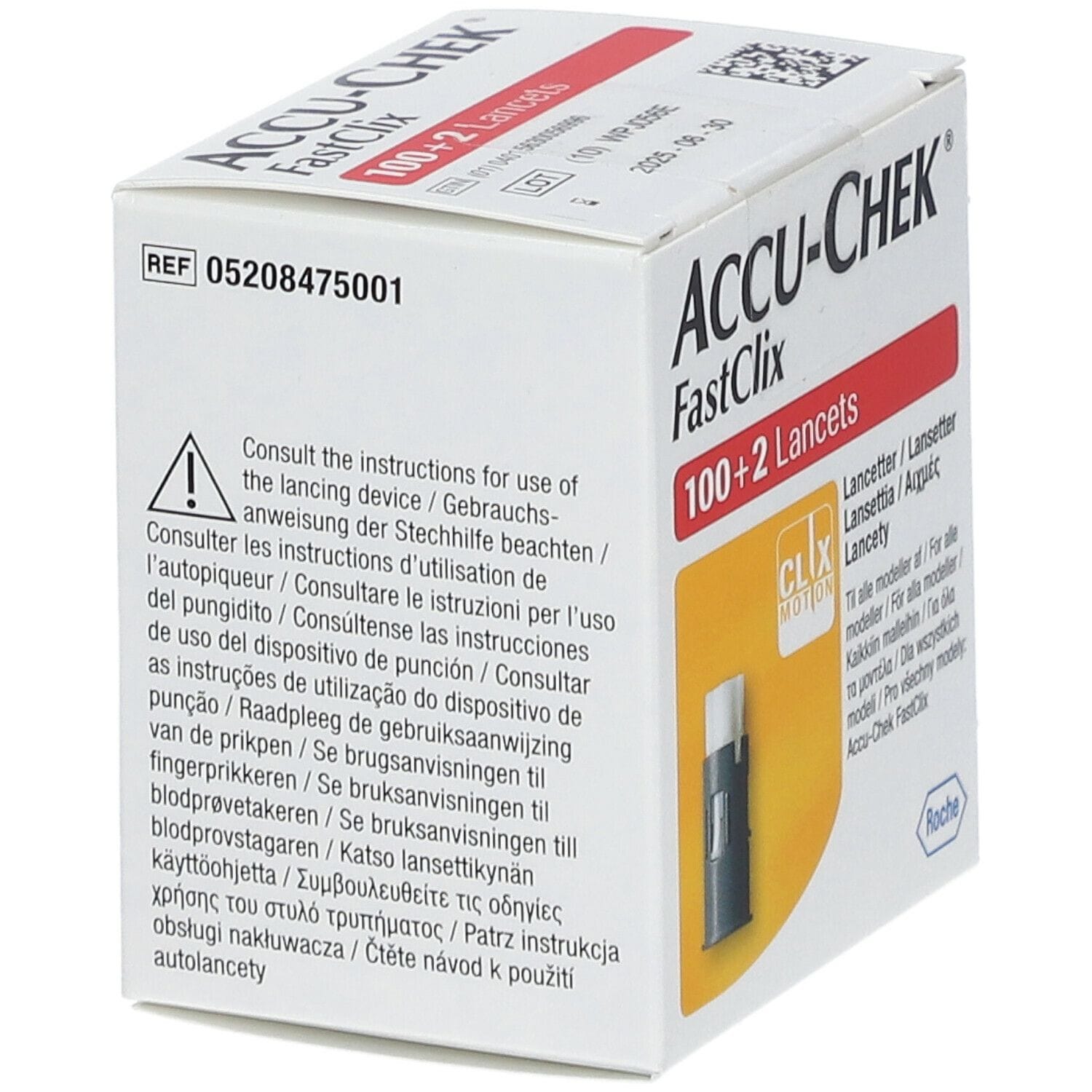 LANCETTE PUNGIDITO ACCU-CHEK FASTCLIX 100 + 2 PEZZI