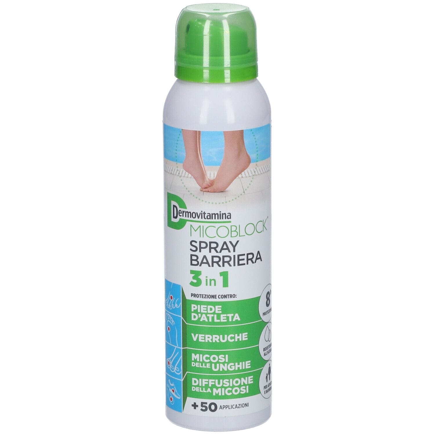 DERMOVITAMINA MICOBLOCK SPRAY BARRIERA 3 IN 1 PIEDE D'ATLETA 100 ML