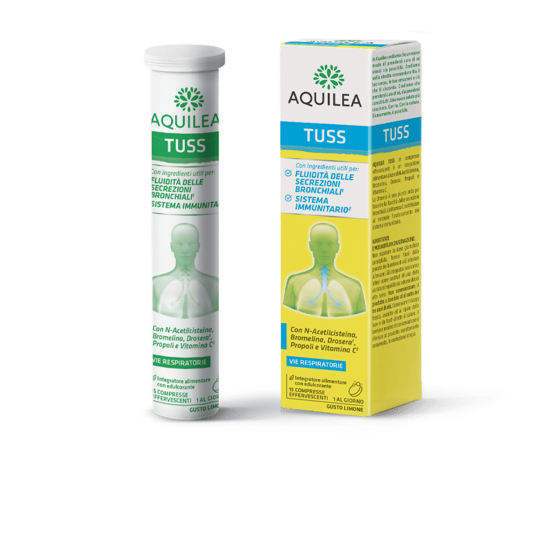 AQUILEA MUCUS 15 COMPRESSE EFFERVESCENTI 90 G