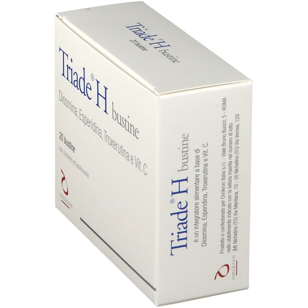 Integratore Triade H per il drenaggio, 20 bustine