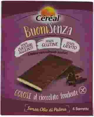 CEREAL BUONI SENZA GOLOSI CIOCCOLATO FONDENTE 6 X 17 G