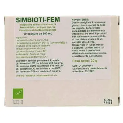 SIMBIOTI FEM 60 CAPSULE SIMBIOTI FEM 60 CAPSULE